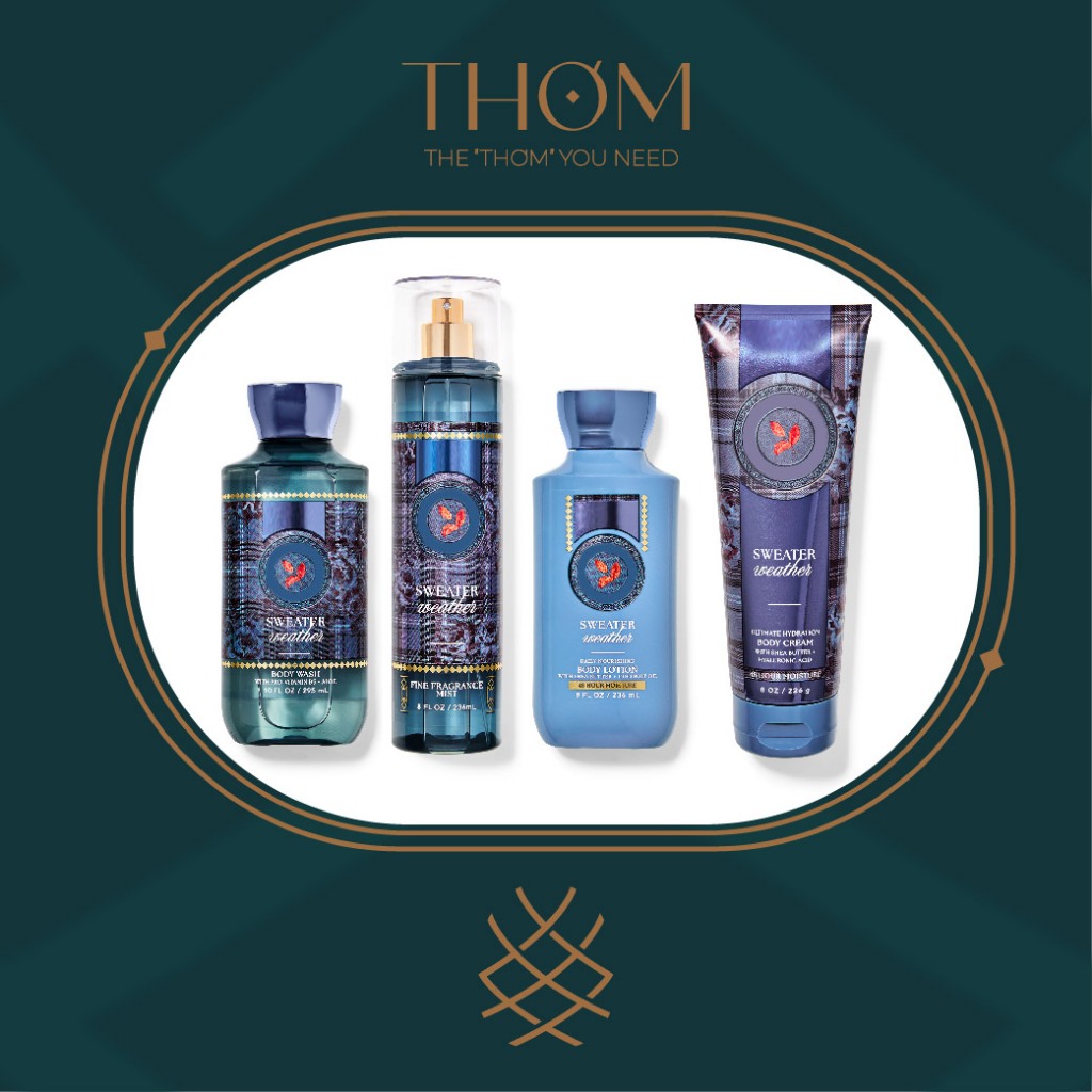 SWEATER WEATHER | Xịt Thơm Toàn Thân Body Mist Body Wash Lotion