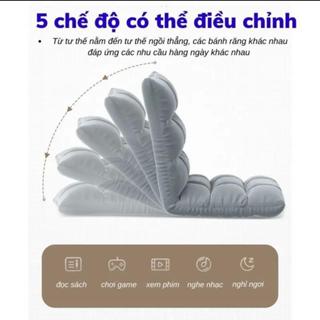 Ghế Ngồi Bệt Tựa Lưng Tatami Phong Cách Nhật Bản - Ghế Tựa 5 Nấc Điều CChỉnh ND35