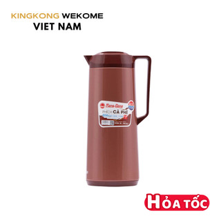 Phích pha trà, cà phê, giữ nhiệt 1L Rạng Đông 1040 ST3.E, thiết kế hiện đại, nhỏ gọn, ruột phích thủy tinh cao cấp