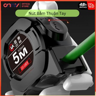 Thước dây cuộn 5m  7.5m 10m Chất liệu thép không gỉ Thước cuộn dây thép Tự động tái Chế thước mét inox