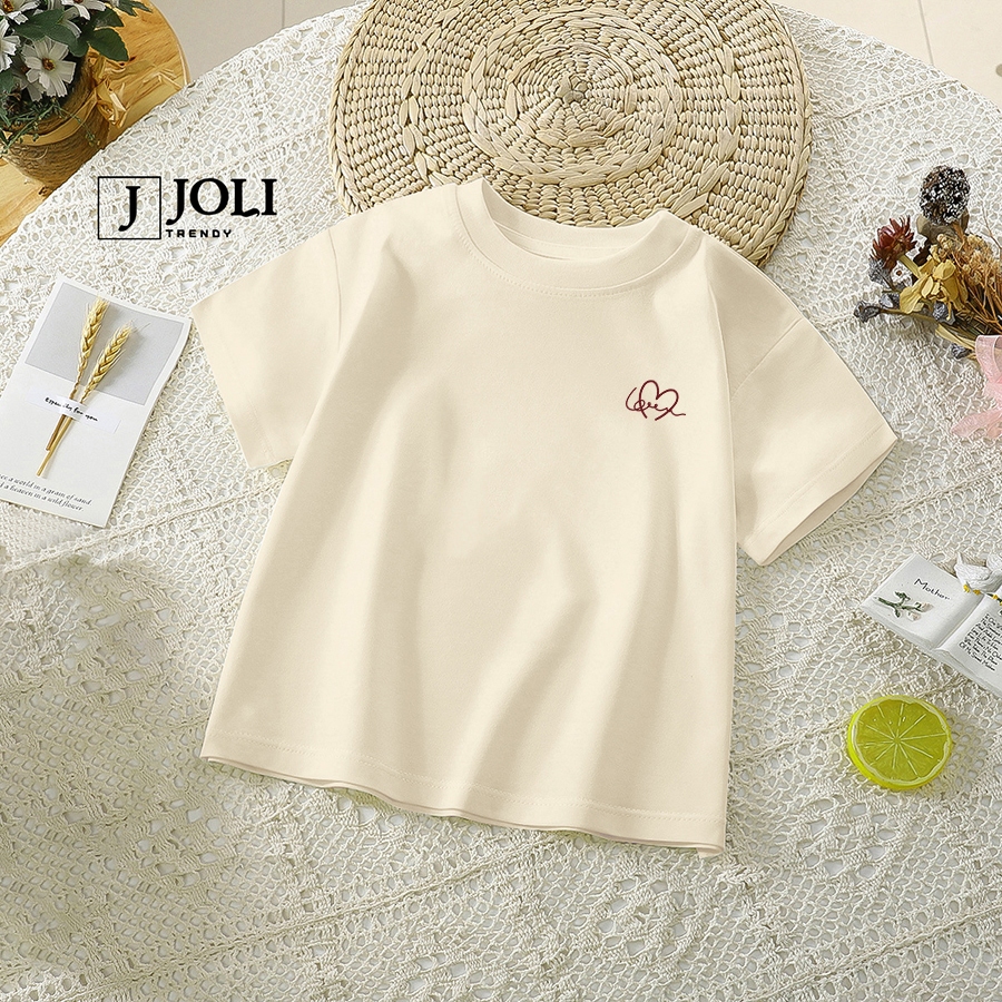 Áo Thun Baby Tee Nữ By JOLI Mã BT BST01 In Hình Chất Cotton Co Giãn Thoáng Mát Phong Cách Hàn Quốc J Joli Trendy | BigBuy360 - bigbuy360.vn