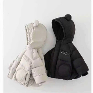 Áo Phao Tai Gấu Hình Mây Dễ Thương Cho Bé Trai Bé Gái