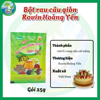[1 gói 25g] Bột rau câu giòn Hoàng Yến.