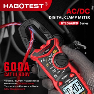 HABOTEST HT206 Máy dò điện áp AC/DC 600A Amp Máy đo vạn năng kỹ thuật số