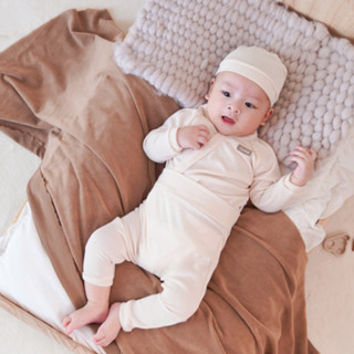  Bộ Quần Áo Sơ SInh Cookie Jersey Vạt Chéo Cho Bé Từ 0 Đến 9 Tháng 