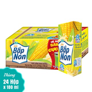 Sữa bắp non dinh dưỡng LOF thùng 24 hộp x 180ml