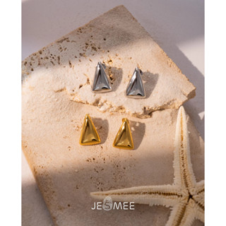  Bông tai nữ Prisma Stud Jesmee thiết kế hình kim tự tháp cá tính tạo điểm nhấn - E65025 