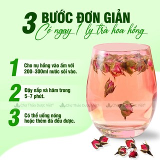 Hoa hồng Tây Tạng 100g, nụ hoa hồng sấy lạnh, trà hoa dưỡng nhan, giảm căng thẳng, bổ khí huyết