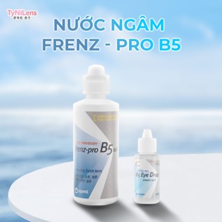 Nước Ngâm Lens Và Nhỏ Mắt Lens Frenz Pro B5 350ml 150ml Date Mới