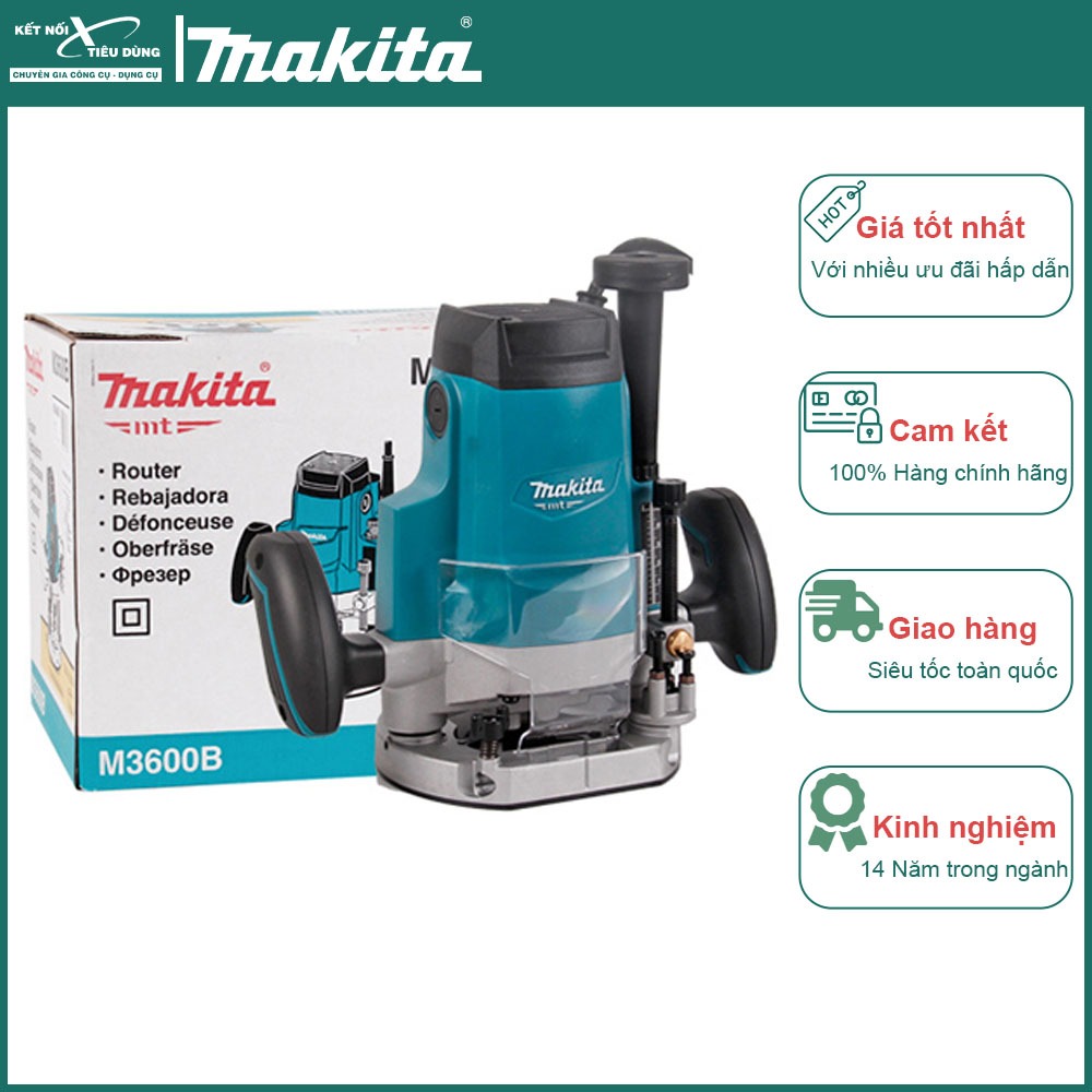 Máy phay ghỗ Makita M3600B (12mm) | Kết Nối Tiêu Dùng