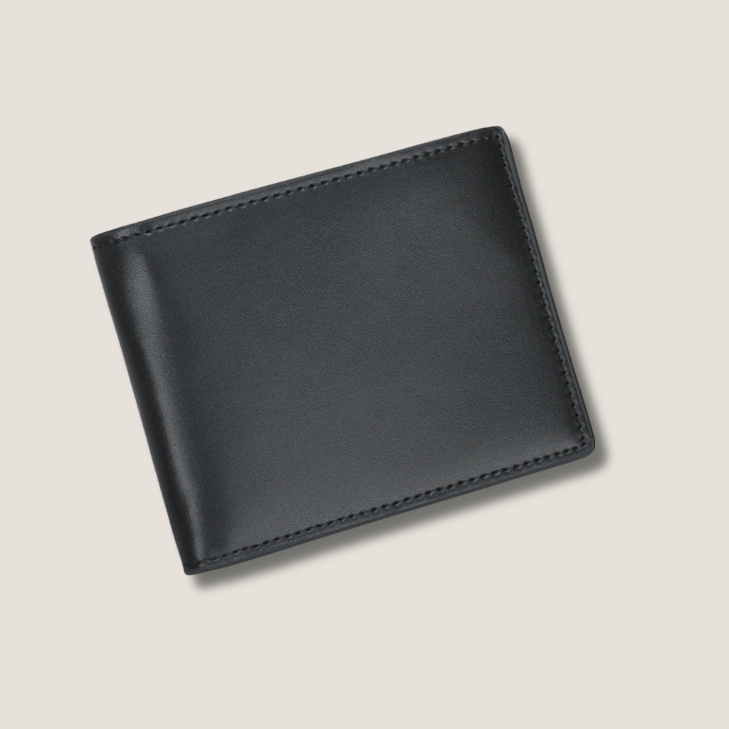 Ví nam da bò Nappa dáng ngang cao cấp NL Leather nhiều ngăn đựng giấy tờ thẻ card, ví da bò thật