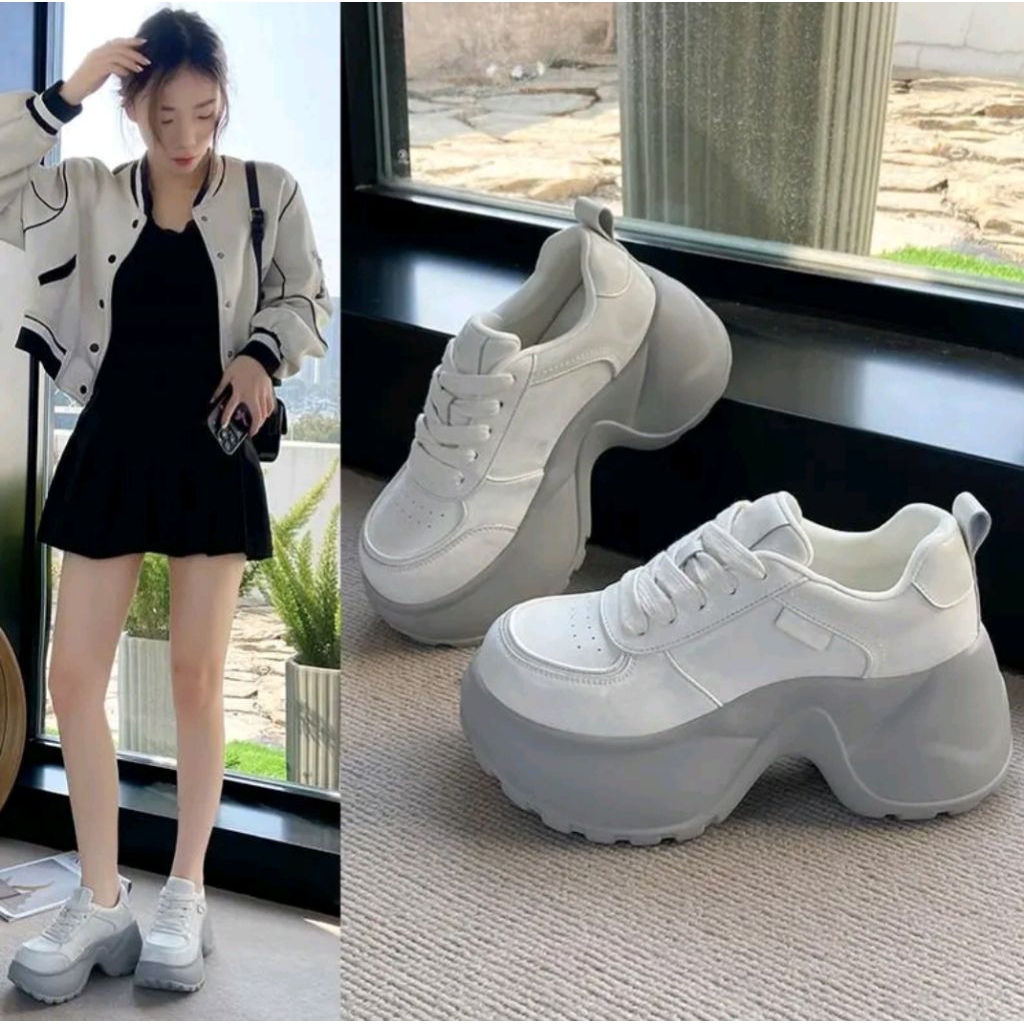 Giày Nữ Tăng Chiều Cao 10 Cm Siêu Hách Dáng Phong Cách Hàn Quốc L-1