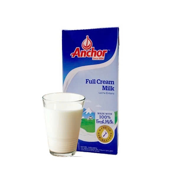 Sữa Anchor Full Cream 1 Lít chính hãng Nhà phân phối Fonterra