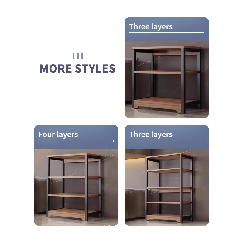 Kệ để lò vi sóng gỗ MDF cao cấp chống thấm nước, mối mọt, gỉ sét kiểu dáng Hàn Quốc | BigBuy360 - bigbuy360.vn