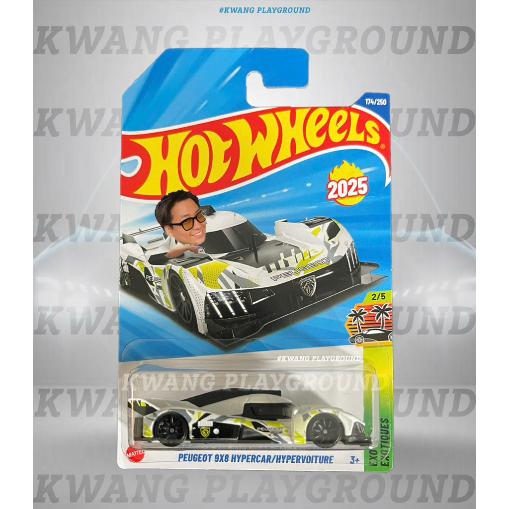 Kwang Playground - Xe mô hình Hot Wheels basic Peugeot 9X8 Hypercar/Hypervoiture - Case M 2025