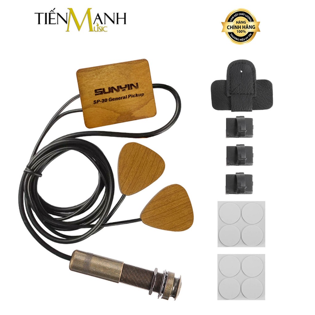 Pickup Nhạc Cụ 3 Đầu Thu Adeline AD86 - Bộ Thu Âm Thanh Đàn Guitar, Piano, Guzheng, Guqin AD-86