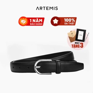 Thắt Lưng Da Classic (Nam/Nữ) - bản nhỏ 2.5 cm khóa kim loại không gỉ đầu tròn thương hiệu ARTEMIS