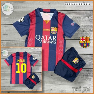   Trẻ Em  Áo Bóng Đá Trẻ Em Messi Yamal - Vải Thái Mát Mẻ - In Tên và Số Theo Yêu Cầu Cá Nhân. 