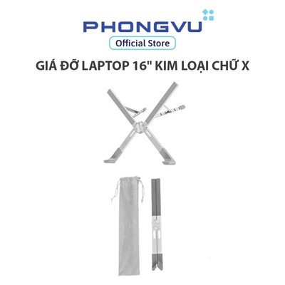 Giá đỡ laptop 16" kim loại chữ X - Bảo hành 12 tháng