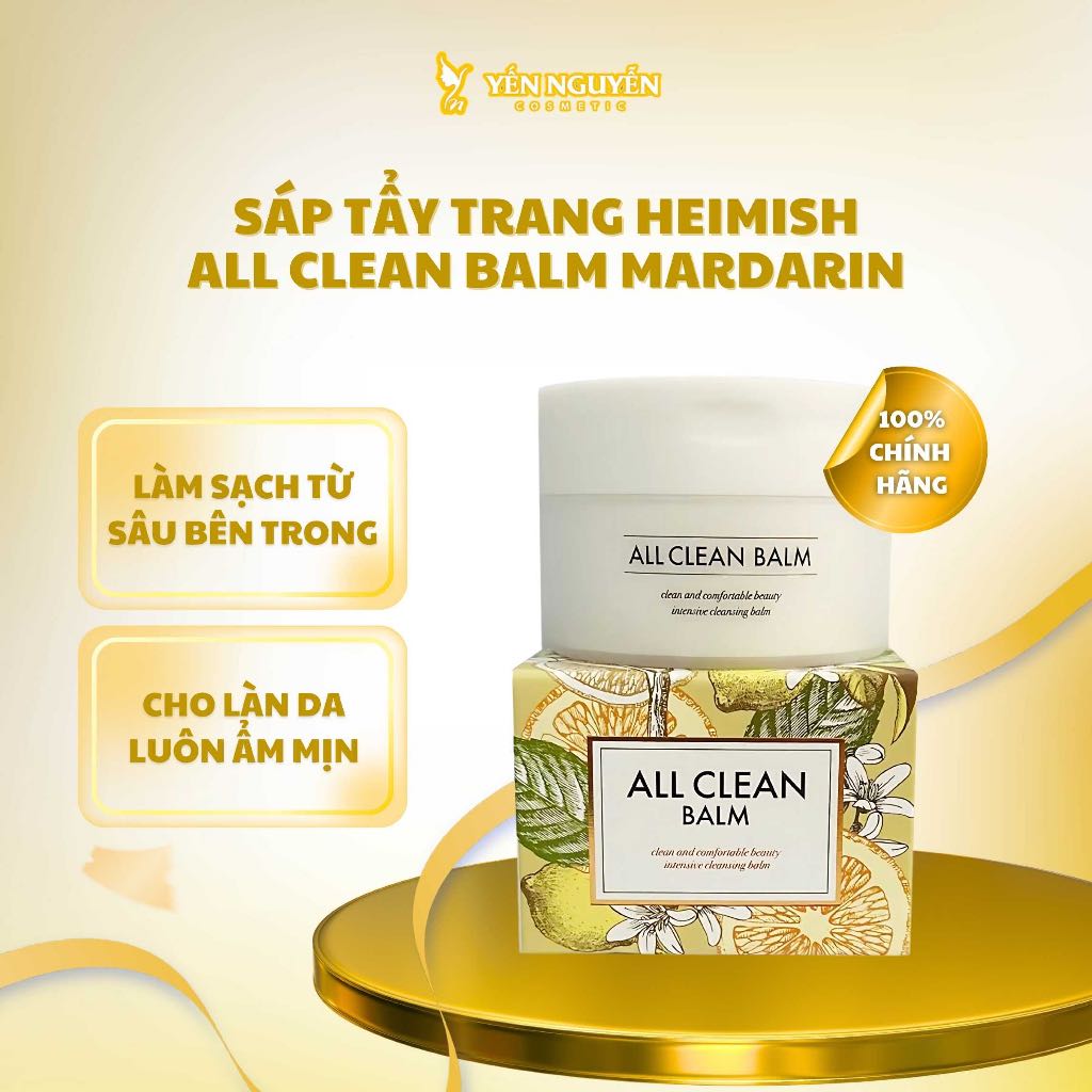 Sáp Tẩy Trang Heimish All Clean Balm Mardarin 120ml