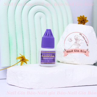 [ Giá Hủy Diệt ] Keo nối mi Crystal Glue Tím Chính Hãng - Khô 2-3s (5ml), keo nối mi, Dụng Cụ Nối Mi ( Gia Bảo )
