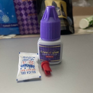 [ Giá Hủy Diệt ] Keo nối mi Crystal Glue Tím Chính Hãng - Khô 2-3s (5ml), keo nối mi, Dụng Cụ Nối Mi ( Gia Bảo )