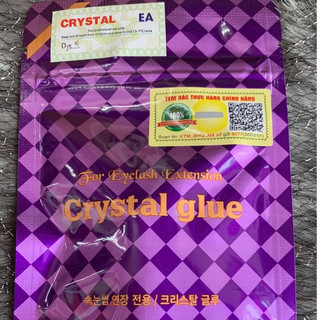 [ Giá Hủy Diệt ] Keo nối mi Crystal Glue Tím Chính Hãng - Khô 2-3s (5ml), keo nối mi, Dụng Cụ Nối Mi ( Gia Bảo )