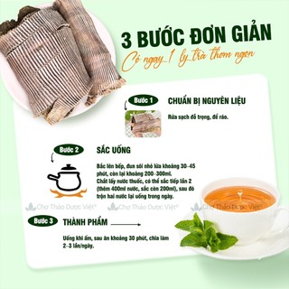 Đỗ trọng 100g, đỗ trọng bắc, hàng dập sợi to đẹp, không vụn, không lẫn tạp chất - Chợ Thảo Dược Việt