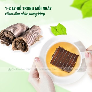Đỗ trọng 100g, đỗ trọng bắc, hàng dập sợi to đẹp, không vụn, không lẫn tạp chất - Chợ Thảo Dược Việt