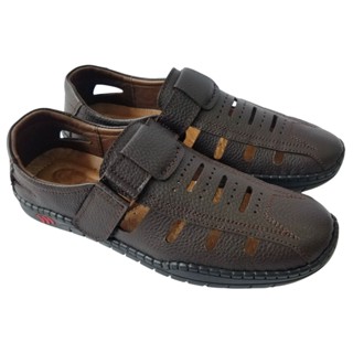  Giày mọi rọ nam da bò thật BIGBEN cao cấp GM231 