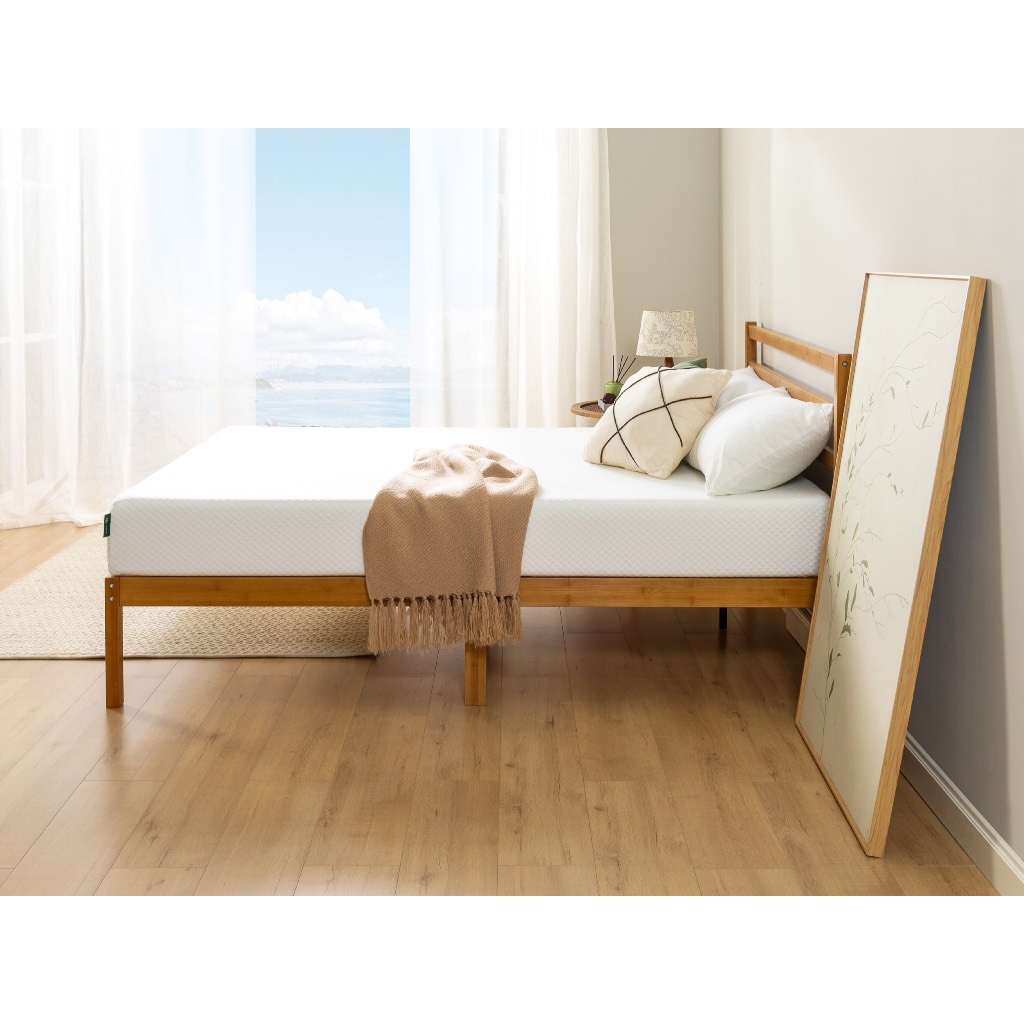 [Tặng Ga Ngẫu Nhiên] Nệm Memory Foam Zinus Gel Trà Xanh Vải Tencel Mềm Mát 20cm | BigBuy360 - bigbuy360.vn