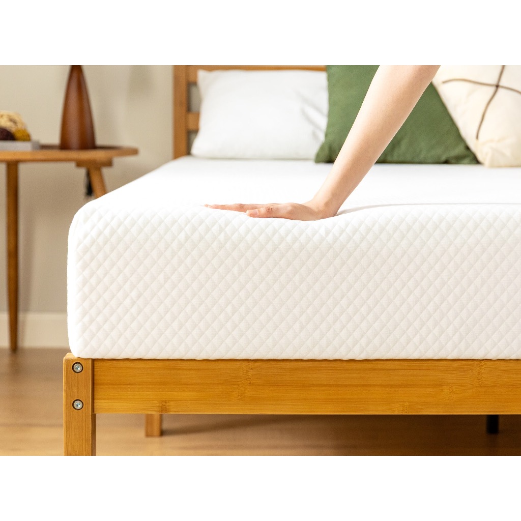 [Tặng Ga Ngẫu Nhiên] Nệm Memory Foam Zinus Gel Trà Xanh Vải Tencel Mềm Mát 20cm | BigBuy360 - bigbuy360.vn