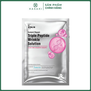 [DEAL SỐC] 1 Miếng Mặt Nạ Wonjin Tăng Sinh Collagen Cấp Tốc 30ml Instant Repair Triple Peptide Wrinkle Solution Hasaki