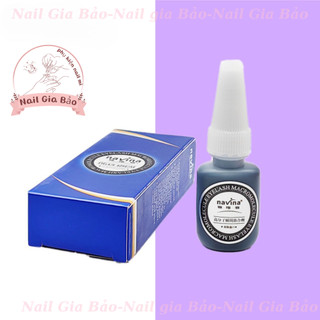 Keo Dán Lông Mi Giả Navina Khô Nhanh Mùi Siêu Dính 15ml - Chai Keo Nối Mi Navina Chính Hãng ( Gia Bảo )
