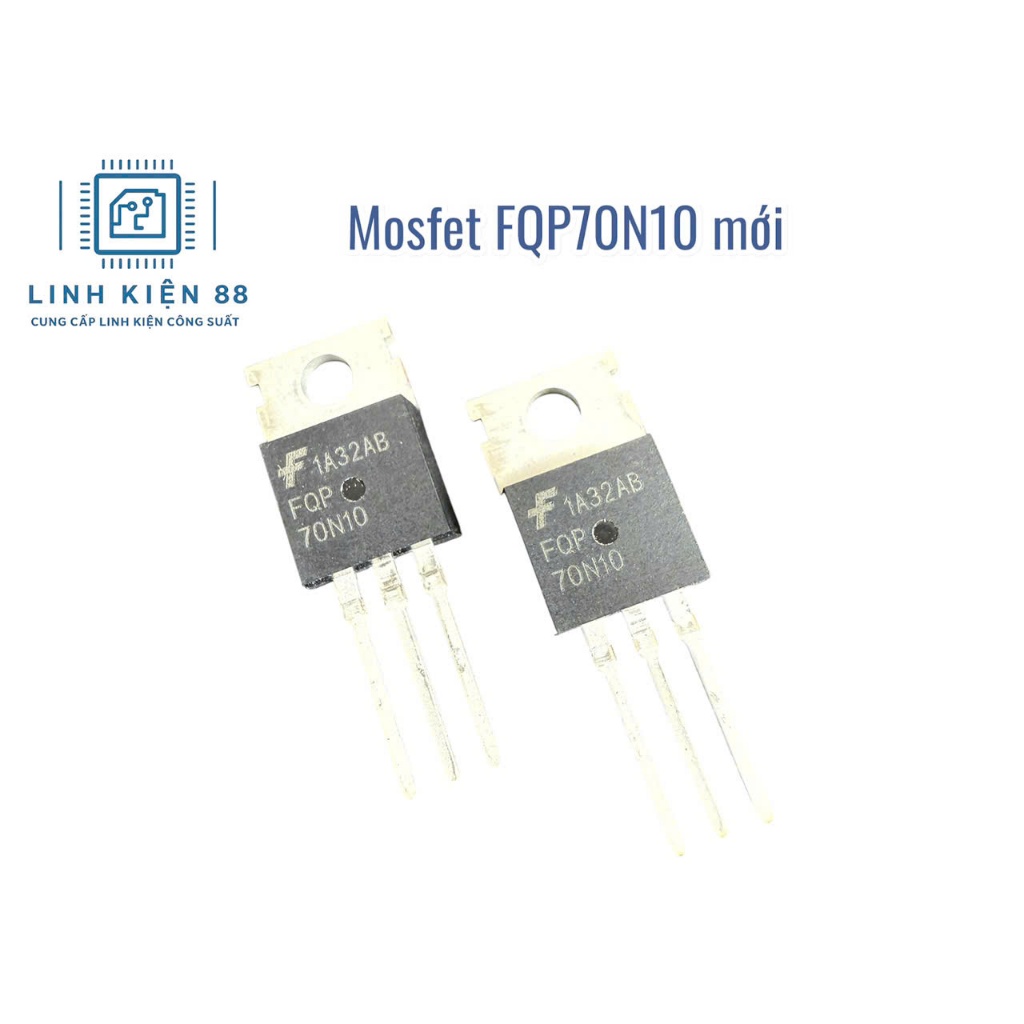 5 con Mosfet FQP70N10 70N10 70A 100V To-220 mới