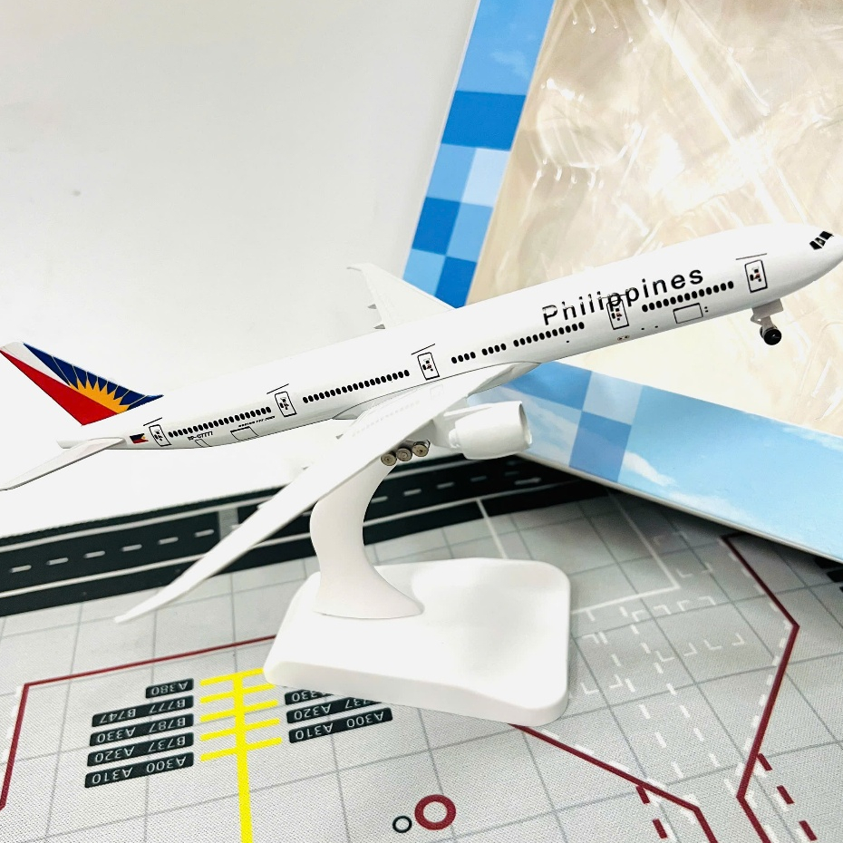 Mô hình máy bay hãng hàng không quốc gia Philippines Airlines Boeing 777 - tỉ lệ 1:400 chi tiết sắc 