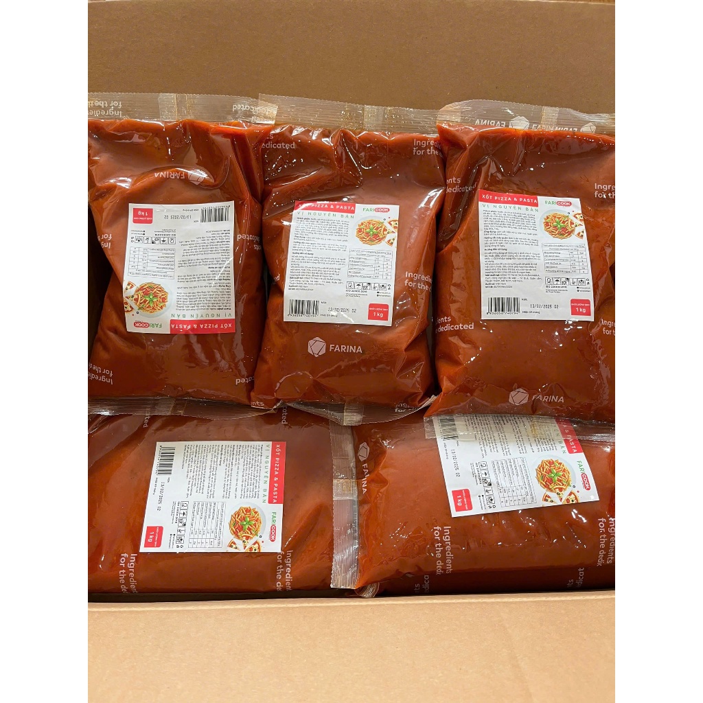 [Sốt spagetti] Combo 5kg Xốt Mì Ý, xốt Spaghetti  sự kết hợp của cà chua tươi, vị cay nhẹ và gia vị 