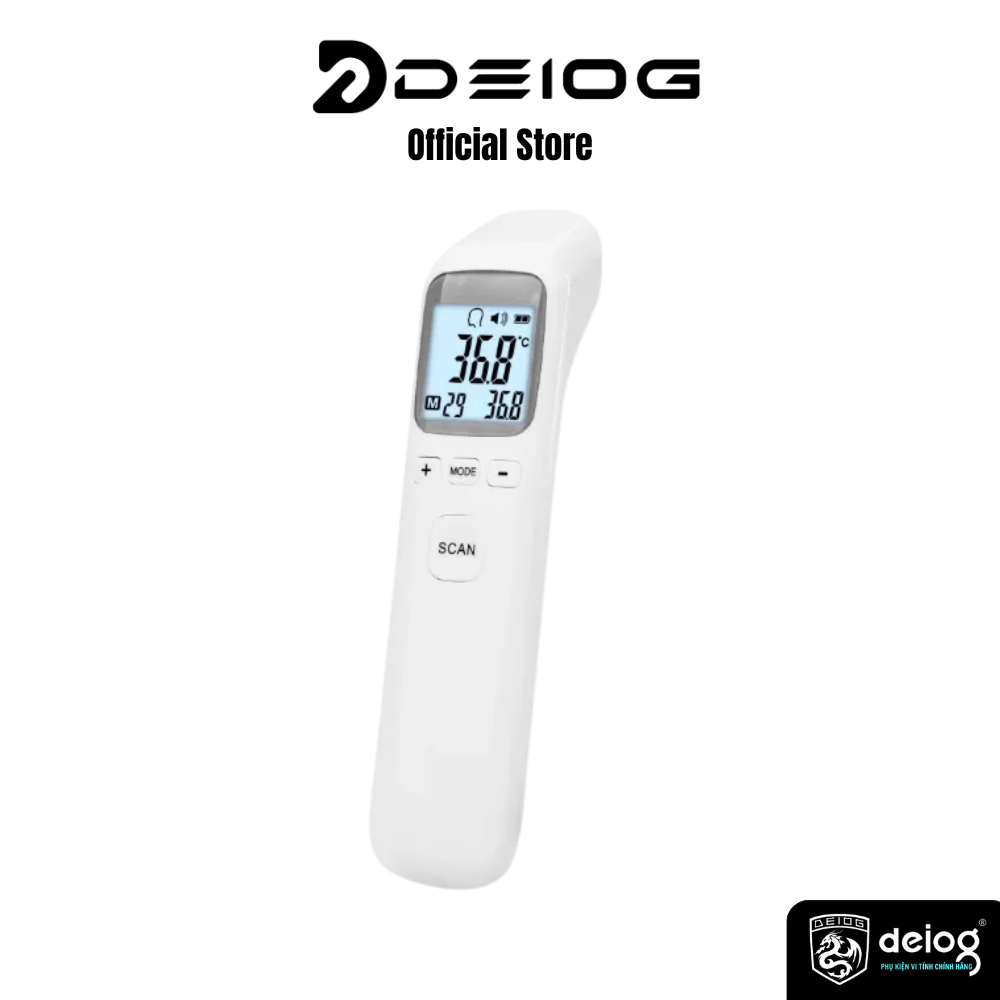Nhiệt kế điện tử hồng ngoại CKTT 1803 đo trán , đo thân nhiệt , nhiệt độ phòng ,nhiệt độ khi pha sữa