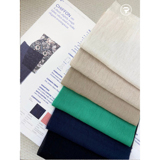 Linen vân gỗ cao cấp Tân Phước, thoáng mát, mỏng nhẹ phù hợp may sơmi, set suit mùa hè (1 mét)