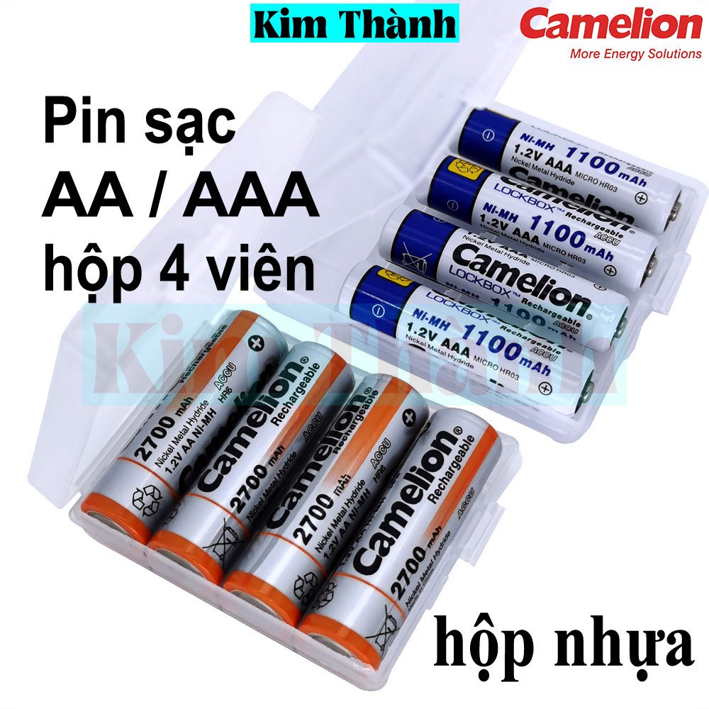 Pin sạc Camelion AA2700mAh,AA2500mAh,AA2300mAh,AAA1100mAh,pin sạc 1.2V,pin tiểu sạc,pin đũa sạc