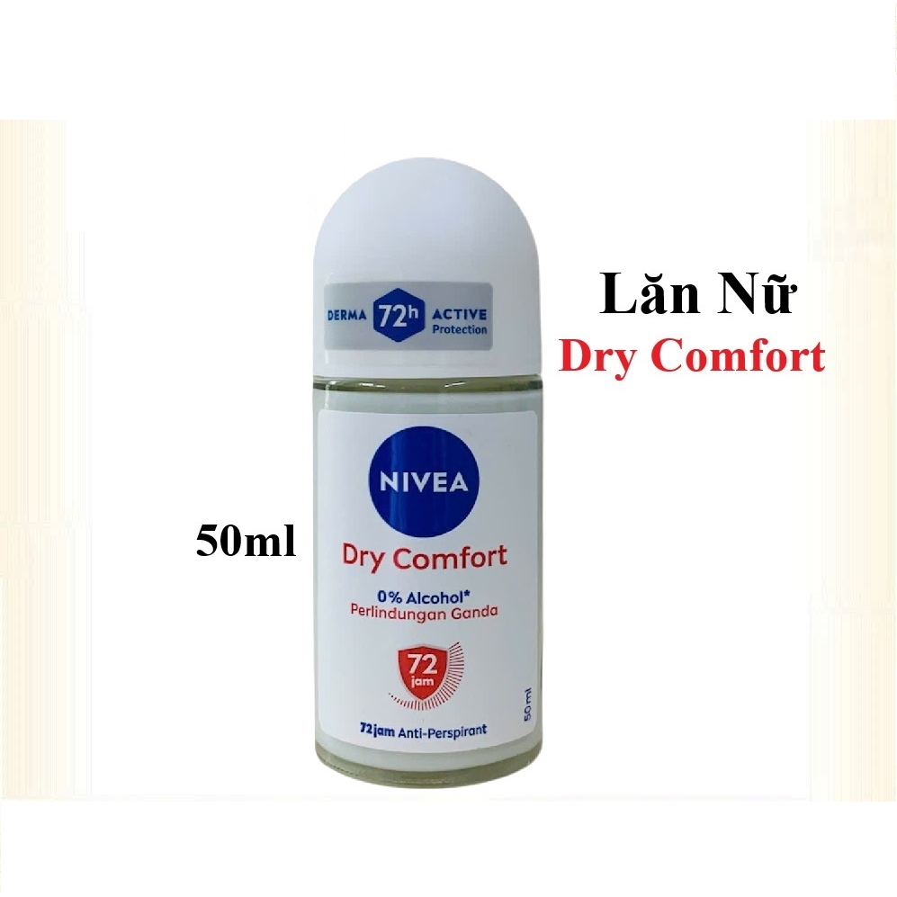Lăn khử mùi Nivea nữ trắng mịn 50ml