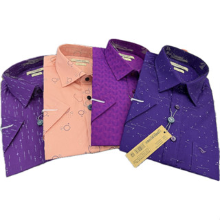 (ĐỒNG GIÁ 199K) Áo sơ mi Việt Tiến tay ngắn vạt ngang vải 100%cotton