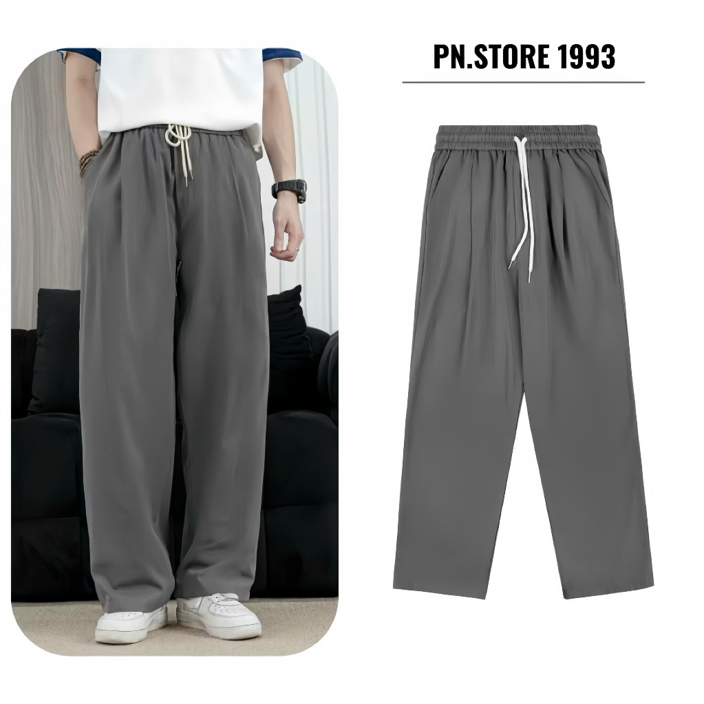 Quần Vải Ống Rộng Kaki Dù PN Store 1993 Nam Nữ Phong Cách Hàn Quốc, Mềm Mát, Thoải Mái | BigBuy360 - bigbuy360.vn