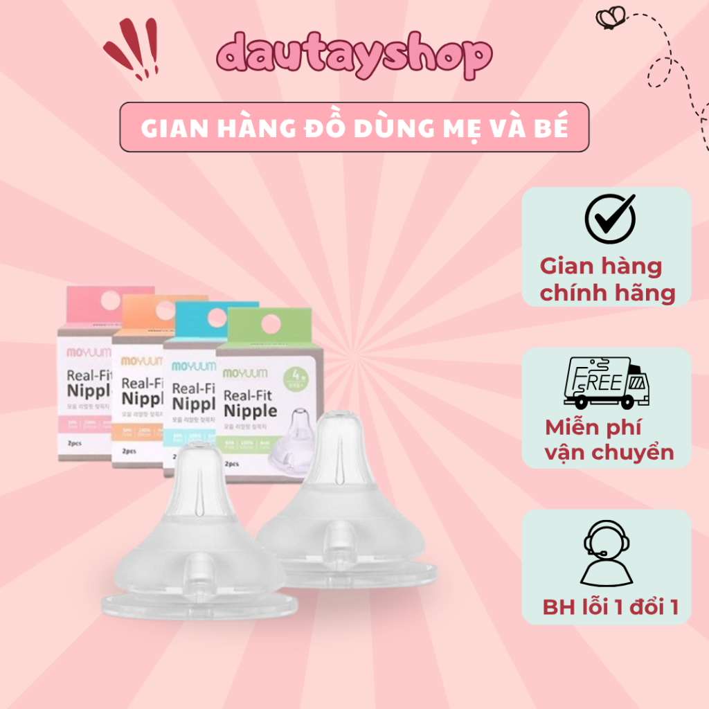 Núm ti thay thế bình Moyuum Hàn Quốc