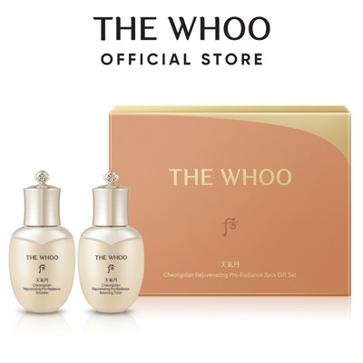 [Quà tặng thành viên] Bộ đôi nước cân bằng sữa dưỡng tái sinh da The Whoo Cheongidan PRO-RADIANCE