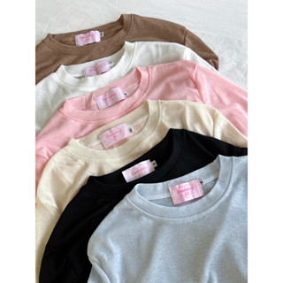 BUDDIES | Áo thun giấy basic form tay dài |