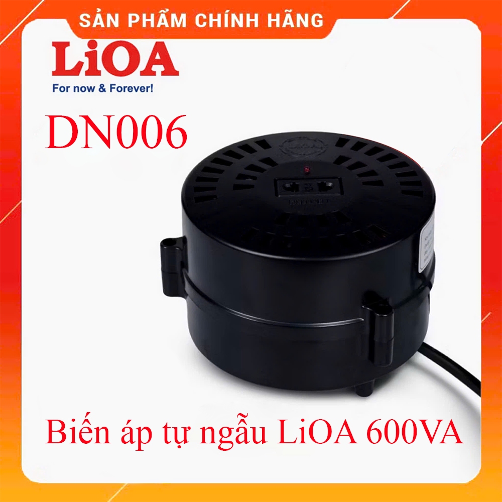 Biến áp tự ngẫu LiOA 600VA DN006 - Bộ đổi nguồn điện 220V sang 100V 110V 120V
