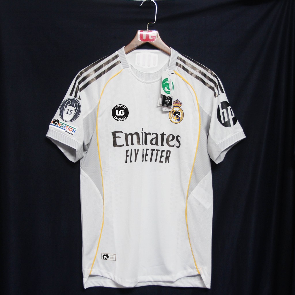 [bản player] Áo Real Madrid trắng 2025/ 26 sân nhà