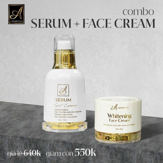 Combo Kem Face Pháp và Serum Spot A Cosmectics
