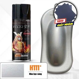 Sơn xịt màu bạc sáng ánh kim honda H111 samurai 400ml (bắt buộc phun trên nền bạc) chính hãng